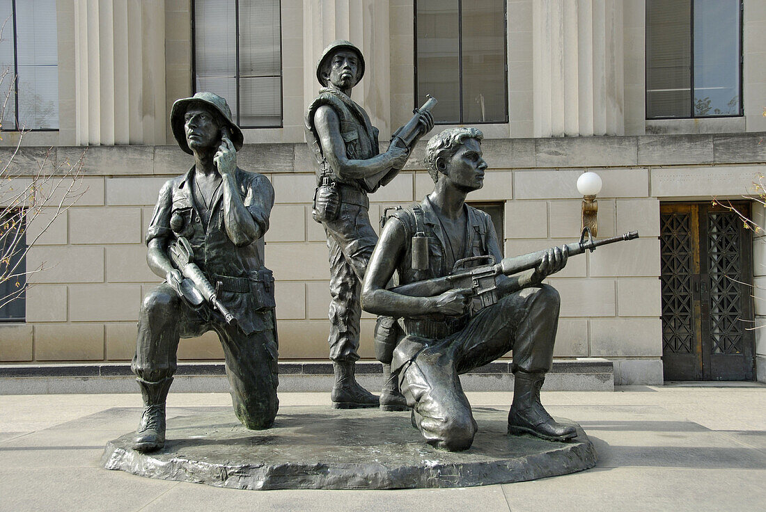 Vietnam Memorial Downtown Nashville Tennessee. USA.