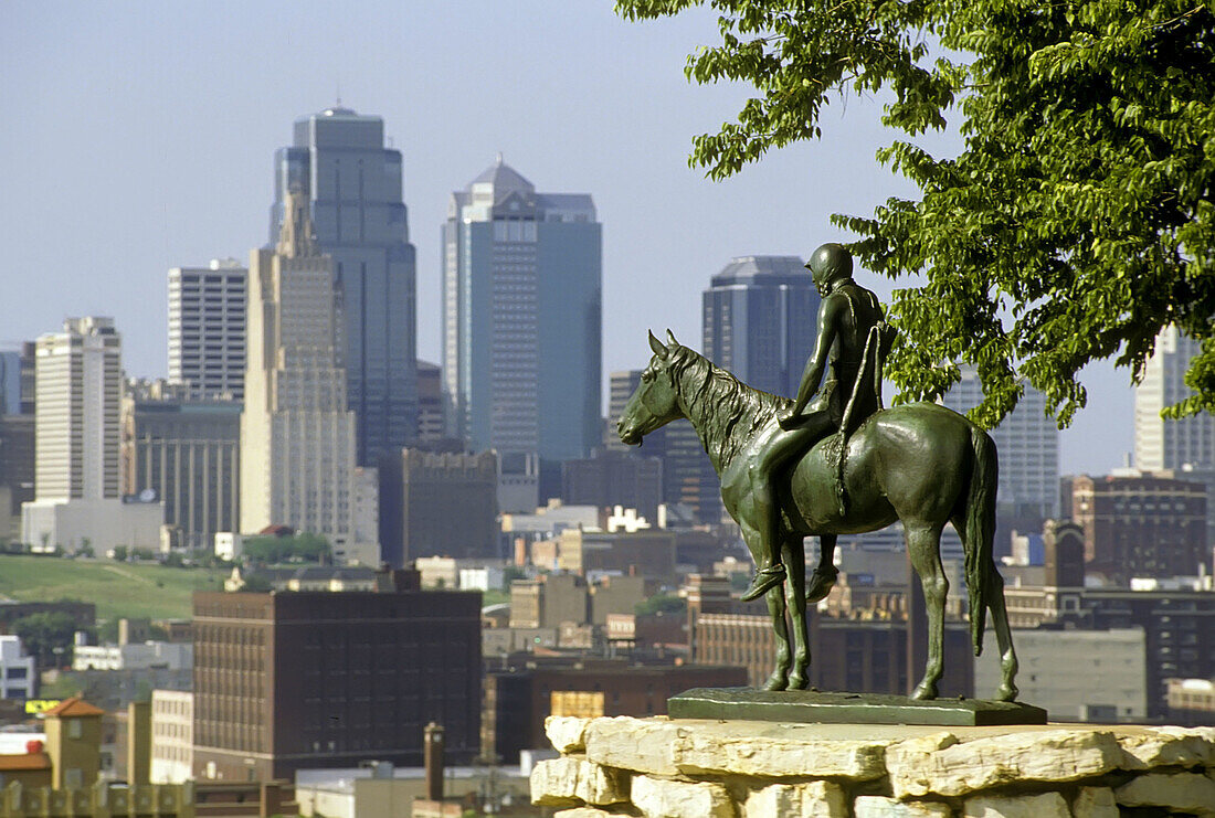 Kansas City Missouri Skyline. USA.