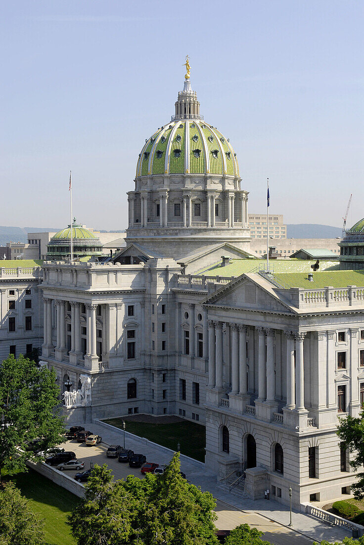 The State Capitol Building at Harrisburg Pennsylvania PA