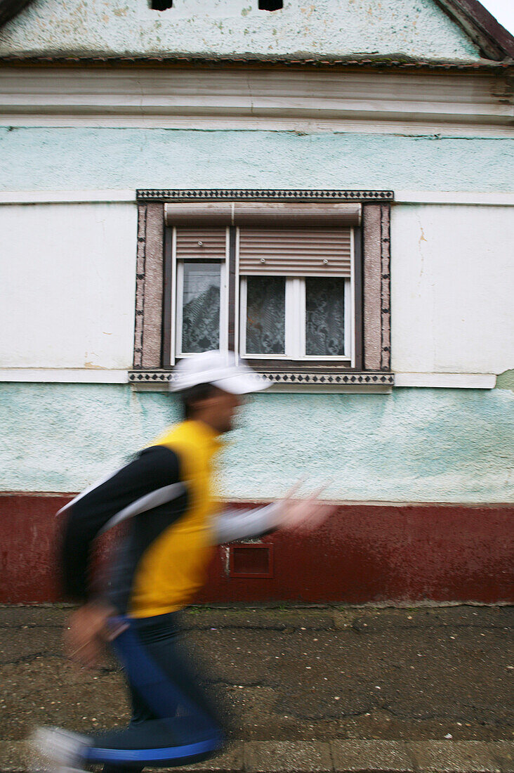 Jogging, Transylvania, Romania