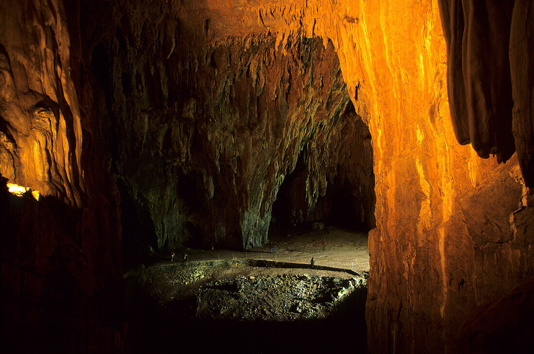 Die Höhlen von Skocjan wurden durch den Reka Fluss geschaffen, Slowenien