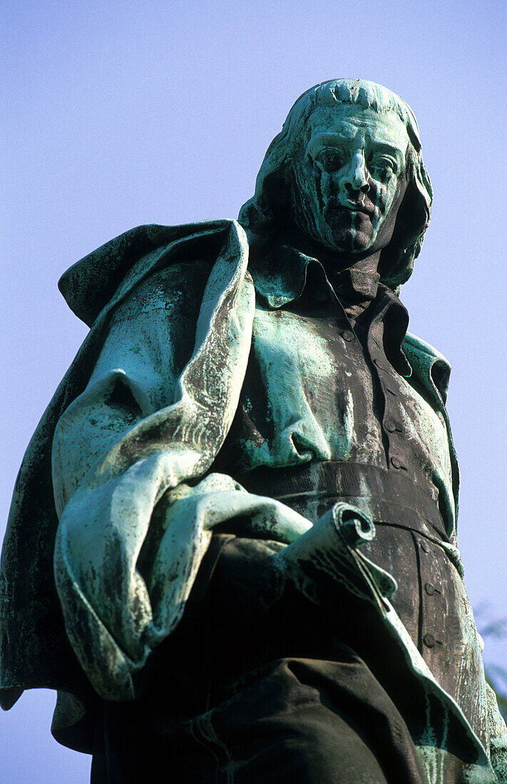Statue in der Altstadt von Ljubljana, Slowenien