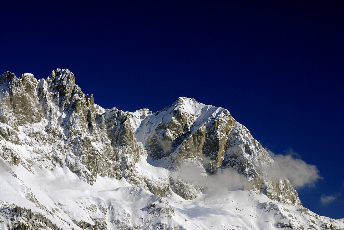 Hochgrubachspitze, Ackerlspitze and Maukspitze, Wilder Kaiser, Kaiser range, Tyrol, Austria