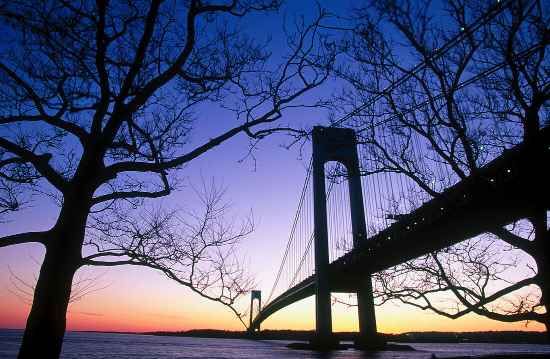 Verrazano-Narrows Bridge. New York City, USA