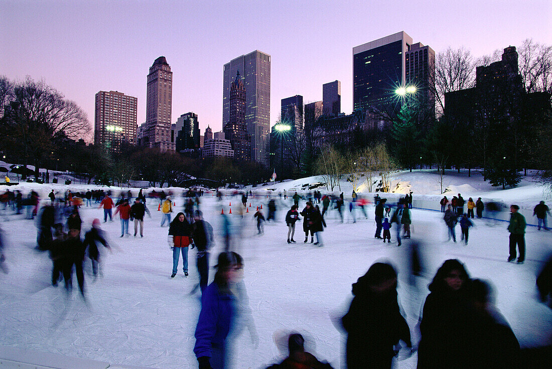 Wollman skating Rink, Central Park. New York City, USA