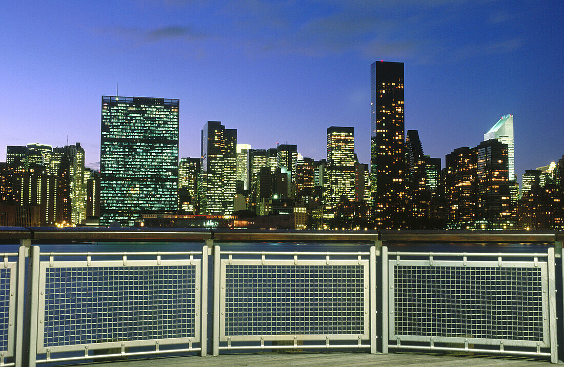 Midtown Manhattan skyline. New York City. USA.