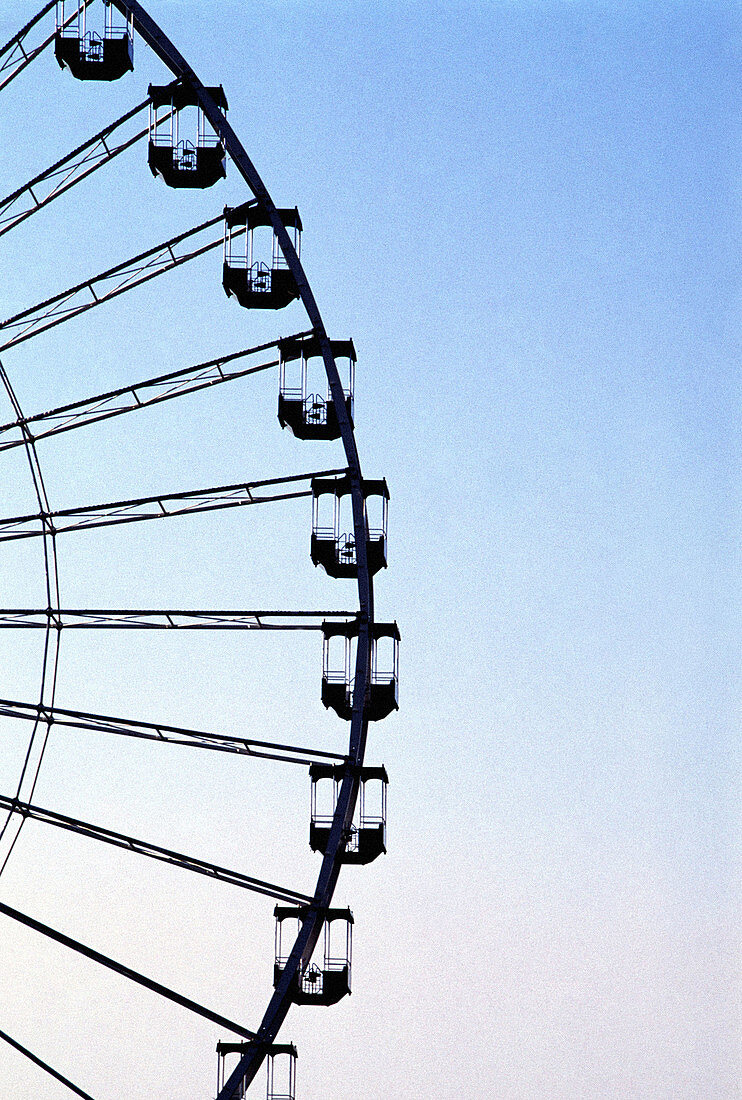 Ferris wheel with no riders. Seaside Heights, New Jersey. USA.