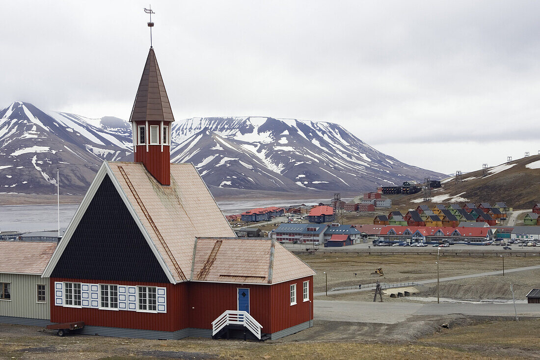 Kirche, Longyearbyen, Spitzbergen, Svalbard, Norwegen