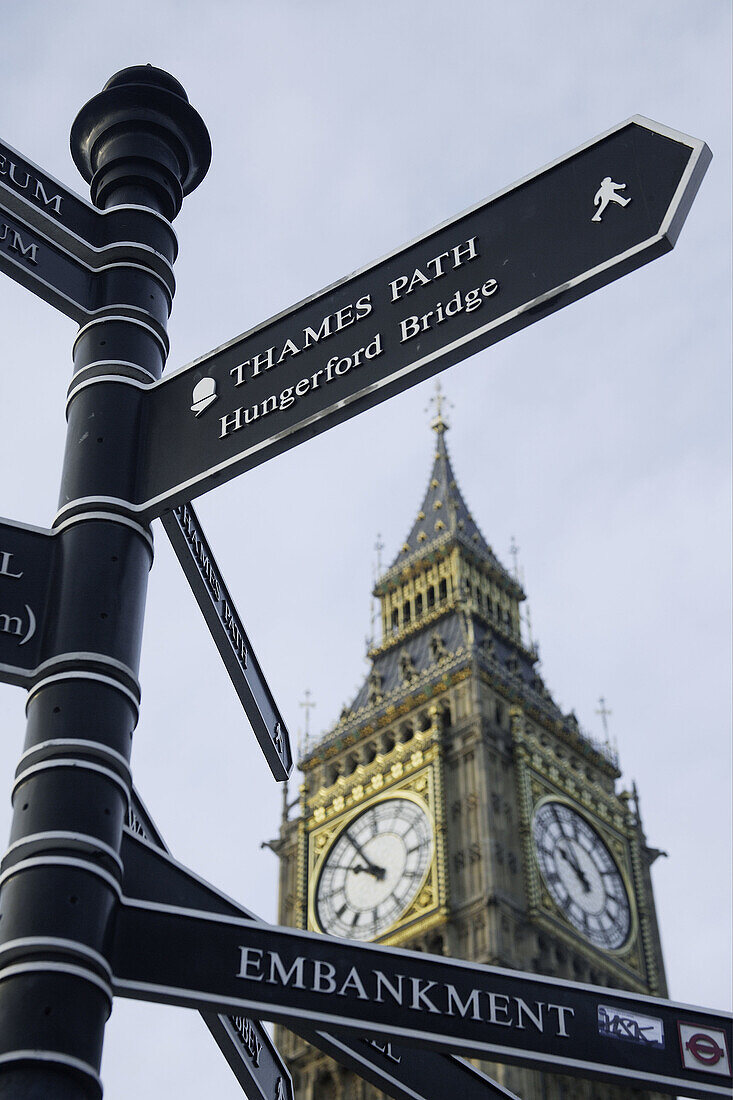 Sign. London, England. UK.