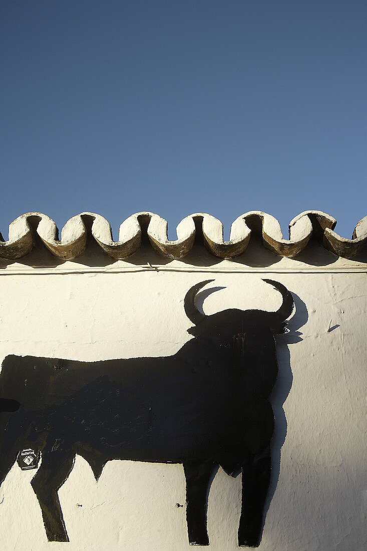 Ad, Adver, Advertisement, Advertising, Andalucia, Andalusia, Animal, Animals, Architecture, Black, Bull, Bulls, Color, Colour, Concept, Concepts, Contrast, Contrasts, Costa del Sol, Daytime, Detail, Details, Europe, Exterior, Malaga province, Mijas, One, 