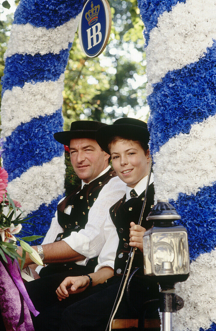 Octoberfest parade. Munich. Bavaria. Germany