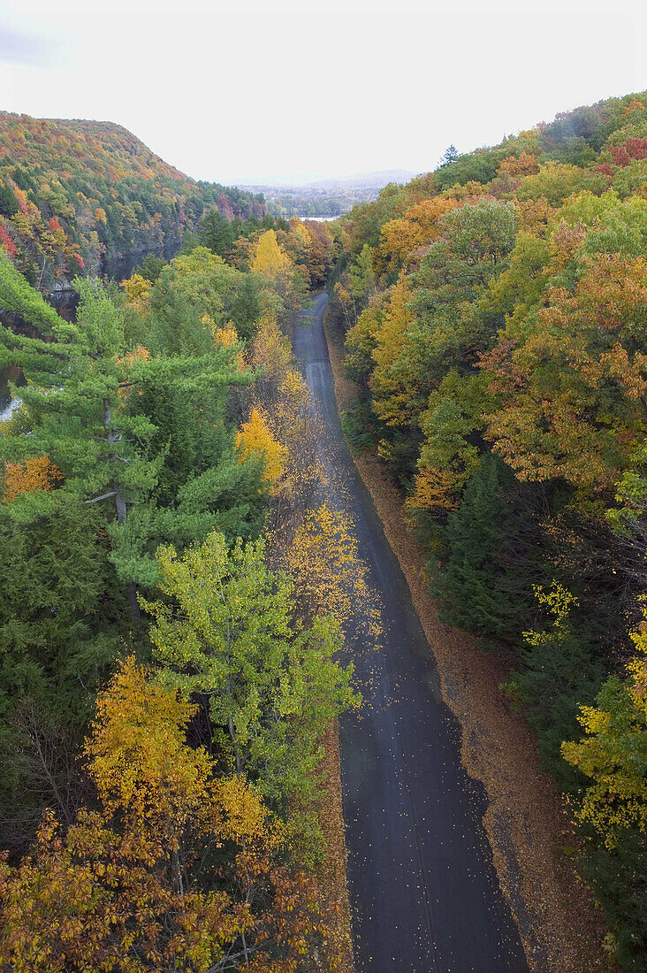 Autumn Colors on the Connecticut River. USA