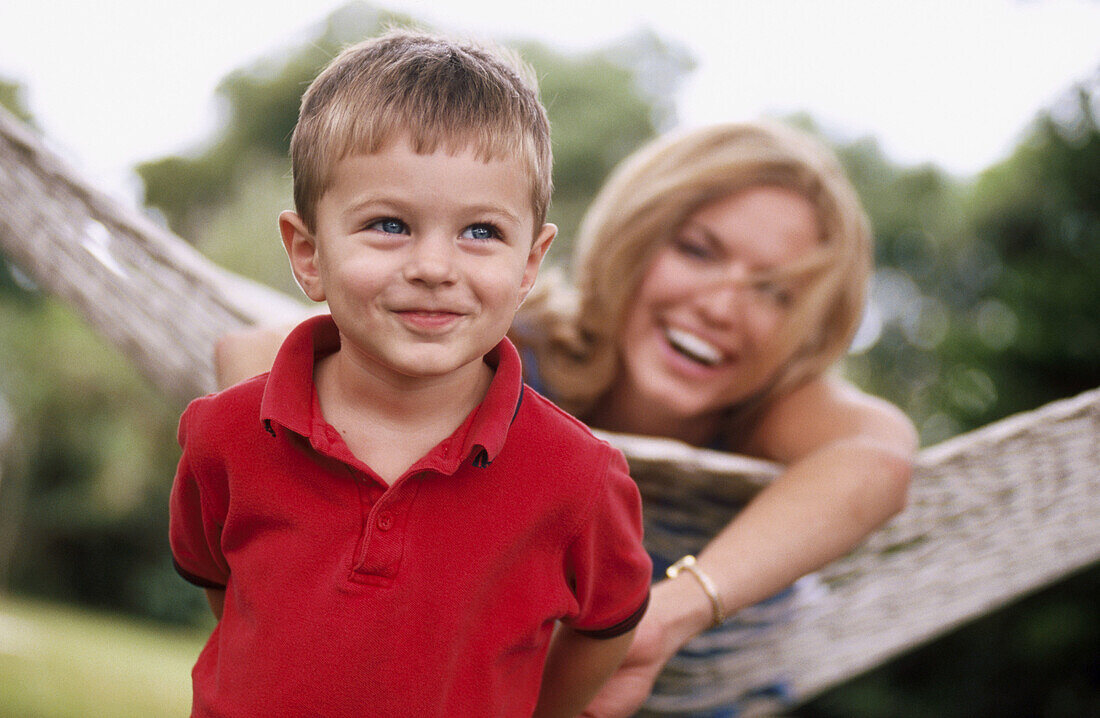 mother and son