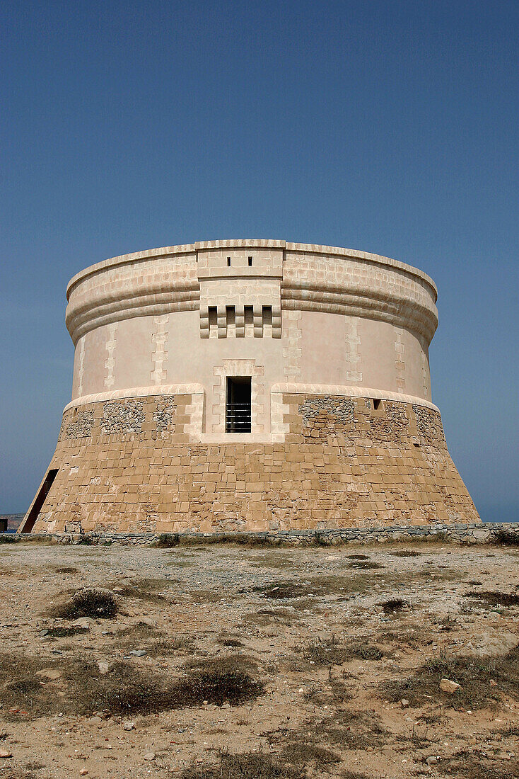 Defence tower (1801-1802). Fornells. Menorca. Spain