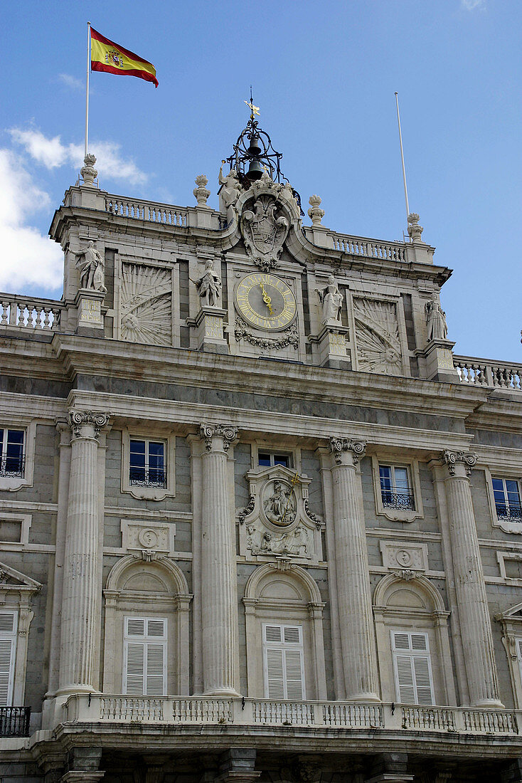 Plaza de la Armería. Royal Palace. Madrid. Spain.