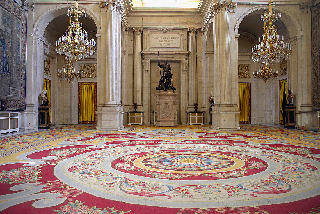 Salon de Columnas. Royal Palace. Madrid. Spain.