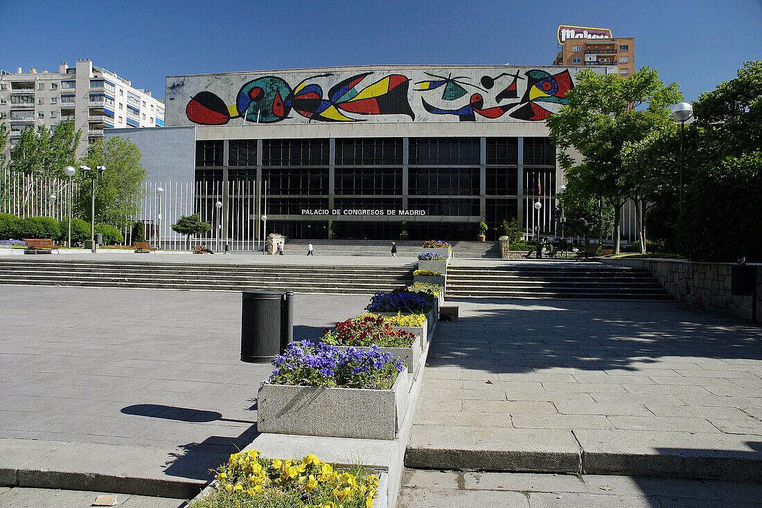 Palacio de Congresos de Madrid. Paseo de la Castellana. Azca financial district. Madrid. Spain