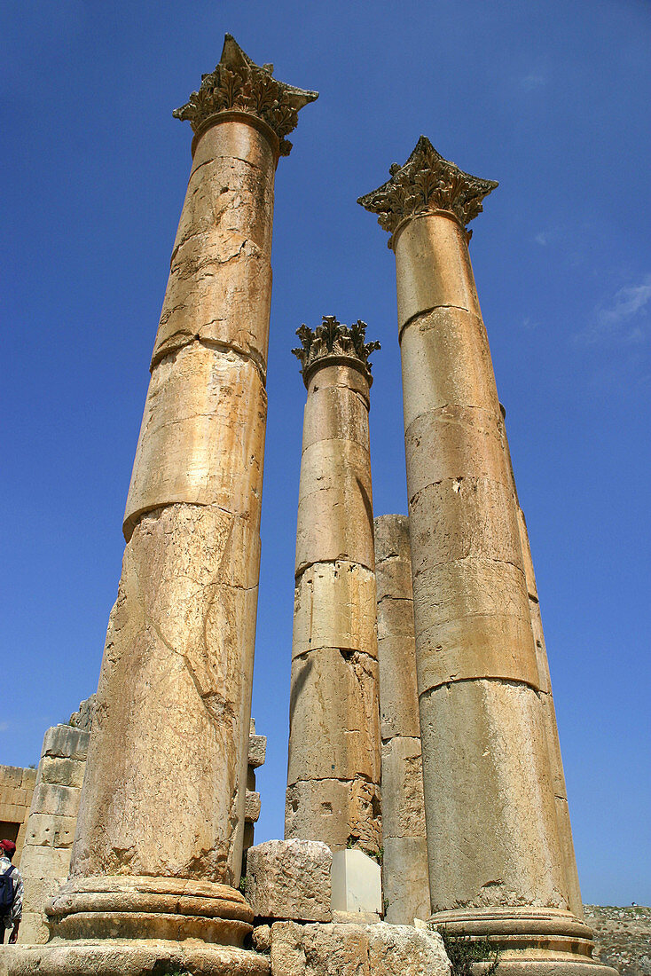 Temple of Artemis, archaeological site of Jerash. Jordan