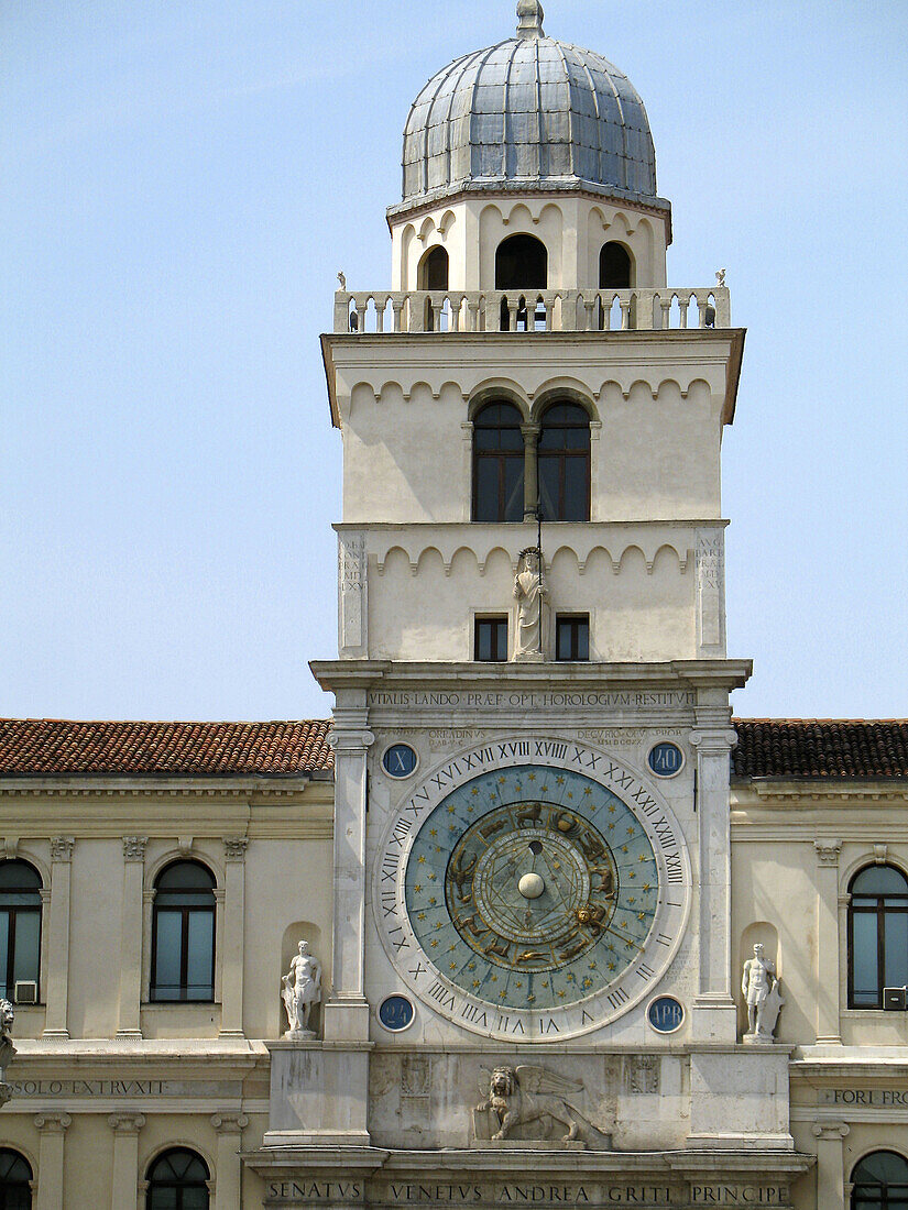 Capitanio Palace in Signori Square. Padova. Veneto. Italy
