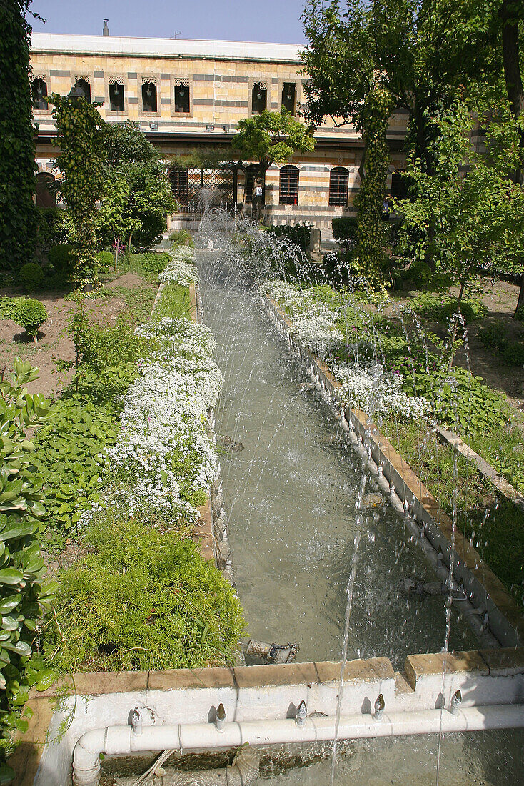Gardens of Azem palace, Damascus. Syria