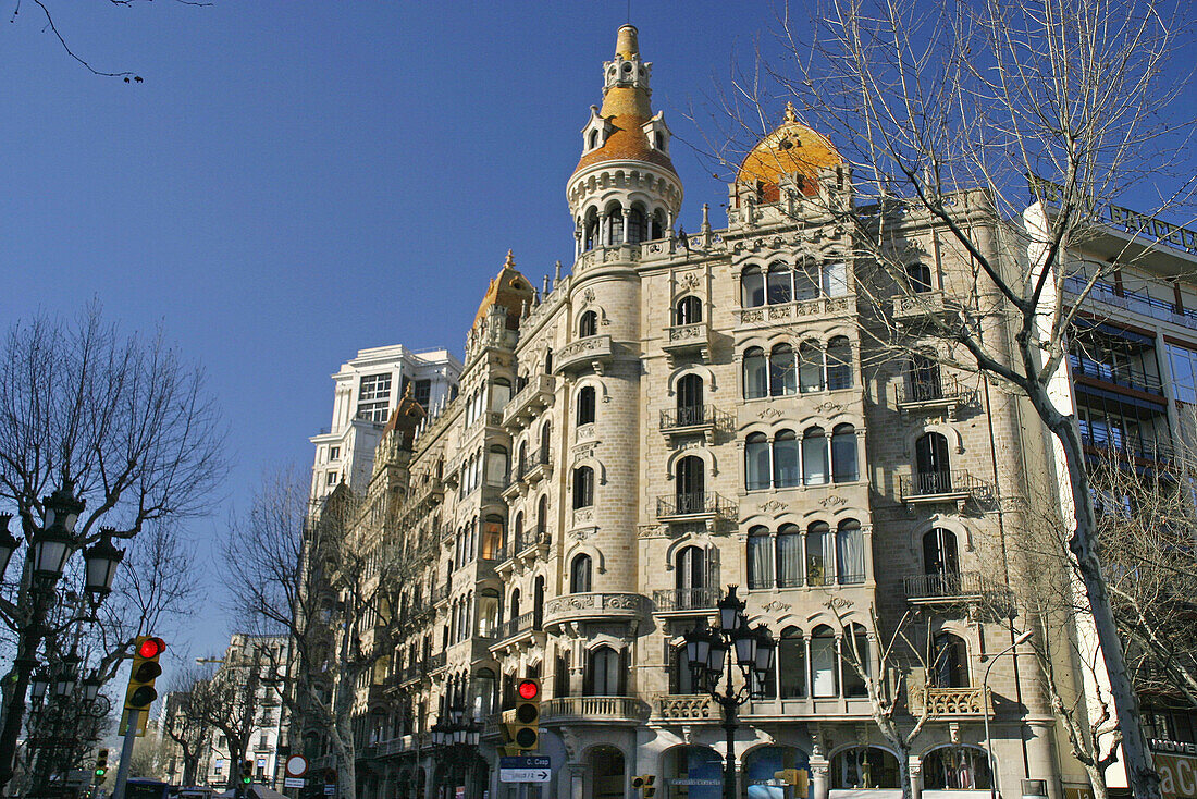 Cases Rocamora. Caspe street - Paseo de Gracia. Barcelona. Catalonia. Spain.