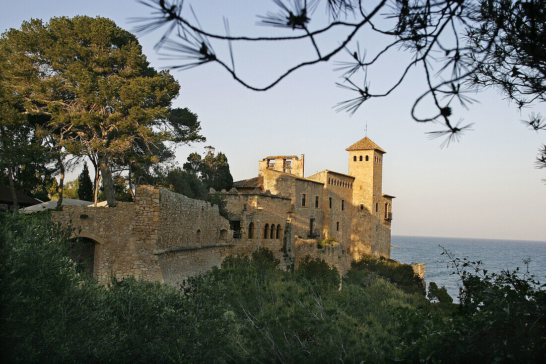 Castle of Tamarit. Tarragona province. Spain