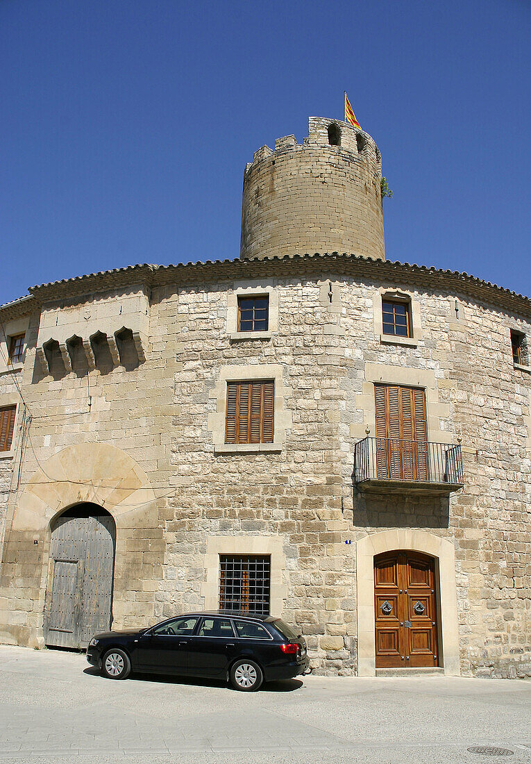Castle. Verdú. Urgell. Lleida province. Catalonia. Spain.