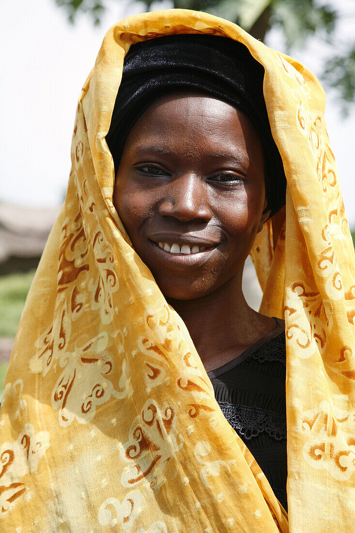 Portrait of young Gan woman, Loropeni. Burkina Faso