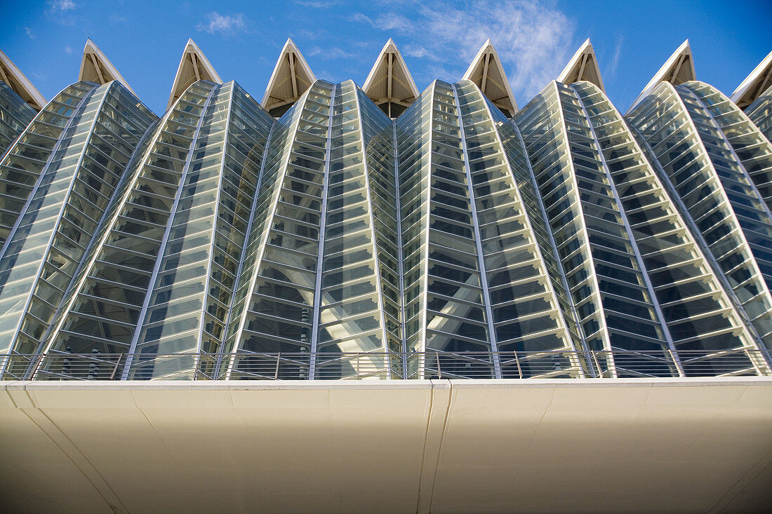 Museum of Science Príncipe Felipe, City of Arts and Sciences by S. Calatrava. Valencia. Comunidad Valenciana, Spain