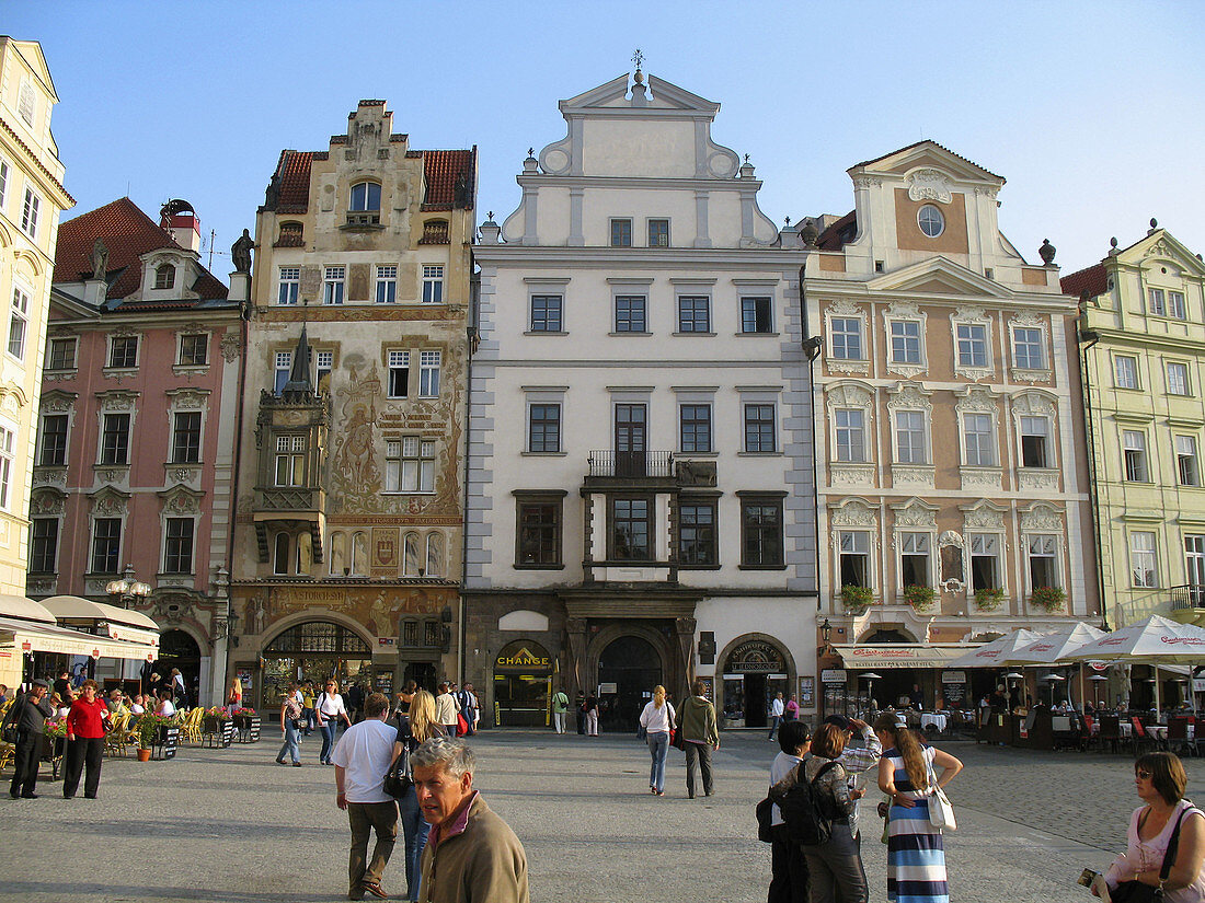 Staromestské Namesti (Old Town Square) in Prague, Czech Republic