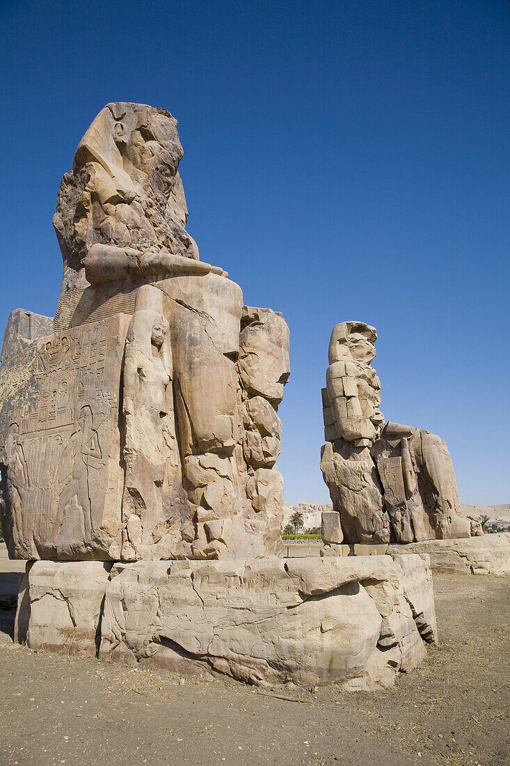 Colossi of Memnon. Luxor. Egypt