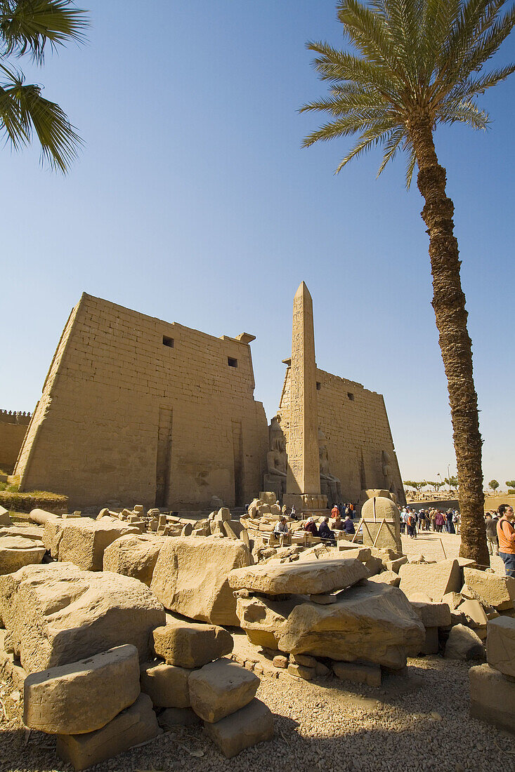 Temple of Luxor (ancient egyptian city of Thebes). Luxor. Egypt.