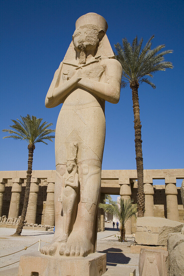Ramses II statue. Karnak Temple. Luxor, Egypt