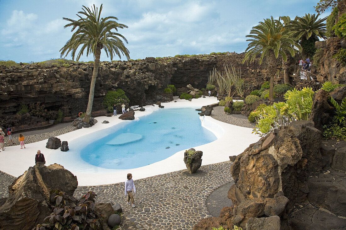 Jameos del Agua by Cesar Manrique. Costa Teguise, Lanzarote. Canary Islands, Spain