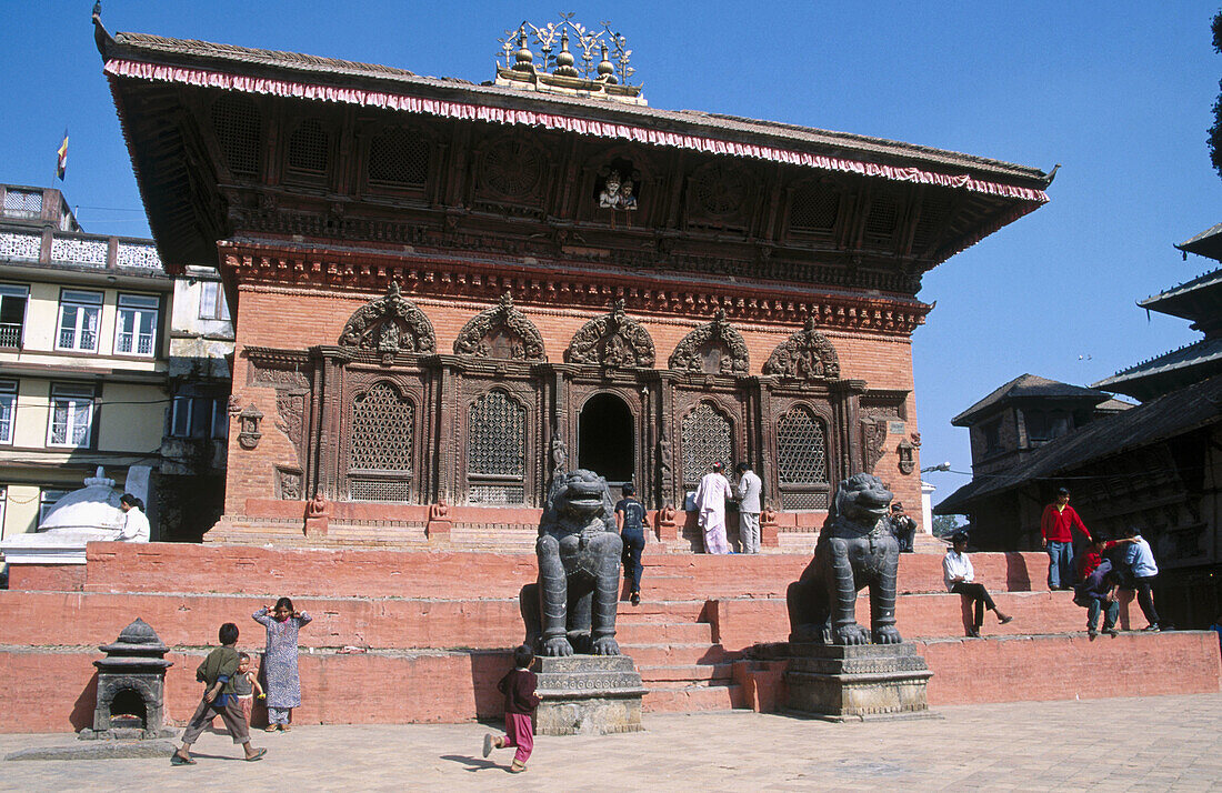 Shiva Parvati Temple. Durbar Square. Kathmandu, Nepal