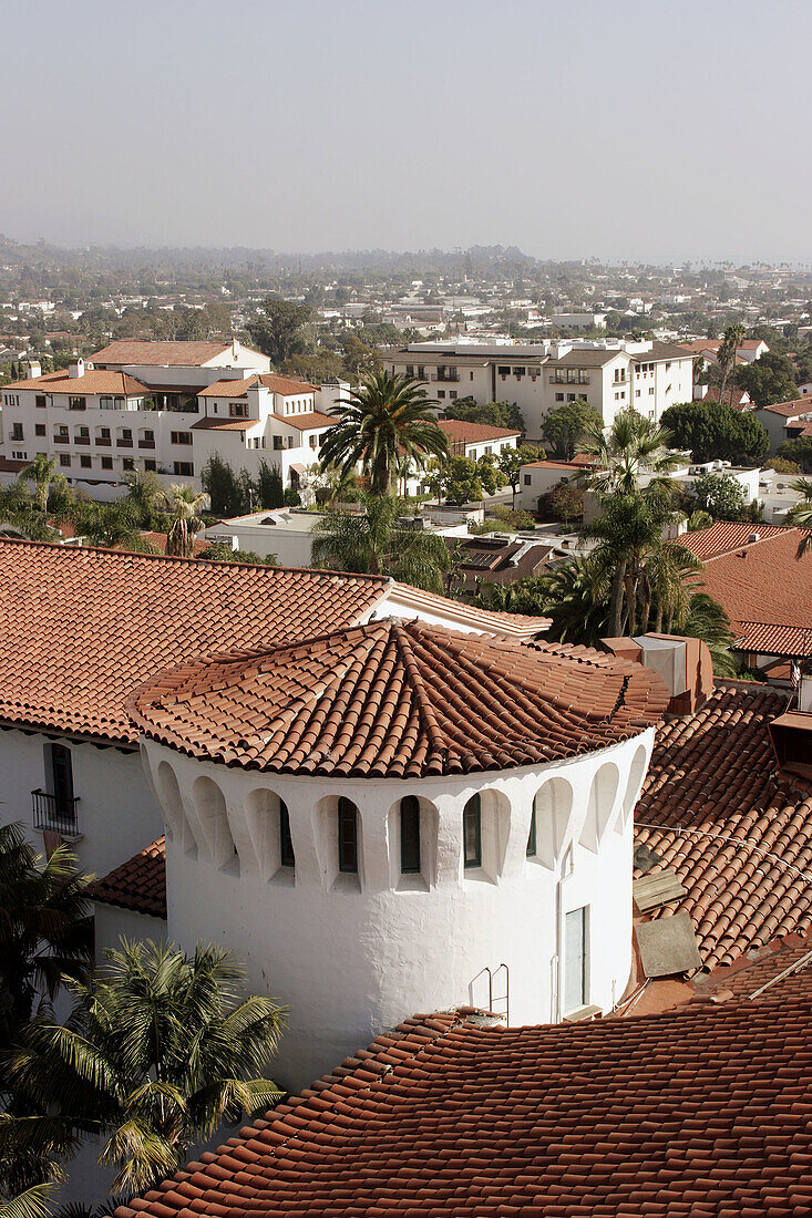 View From Santa Barbara Courthouse. Santa Barbara. California. USA.