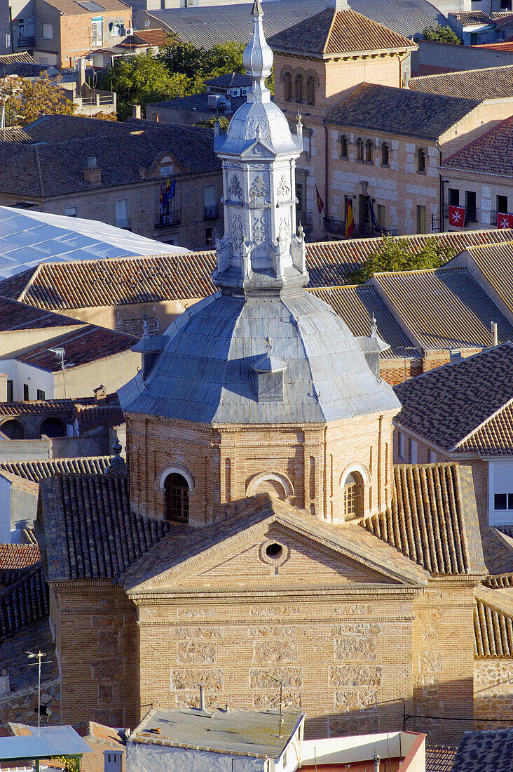 Tower bell of church. Consuegra. Toledo province. Castilla-La Mancha. Spain