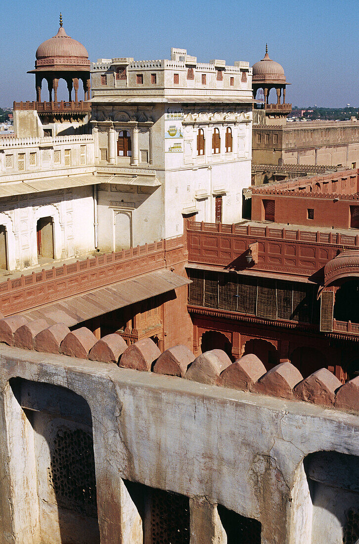 Rooftops of the Junagarh Fort Bikaner India