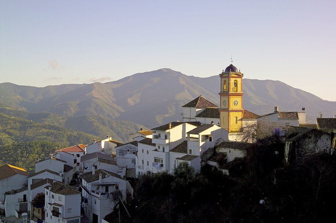 Algatocín village. Malaga province. Andalusia. Spain