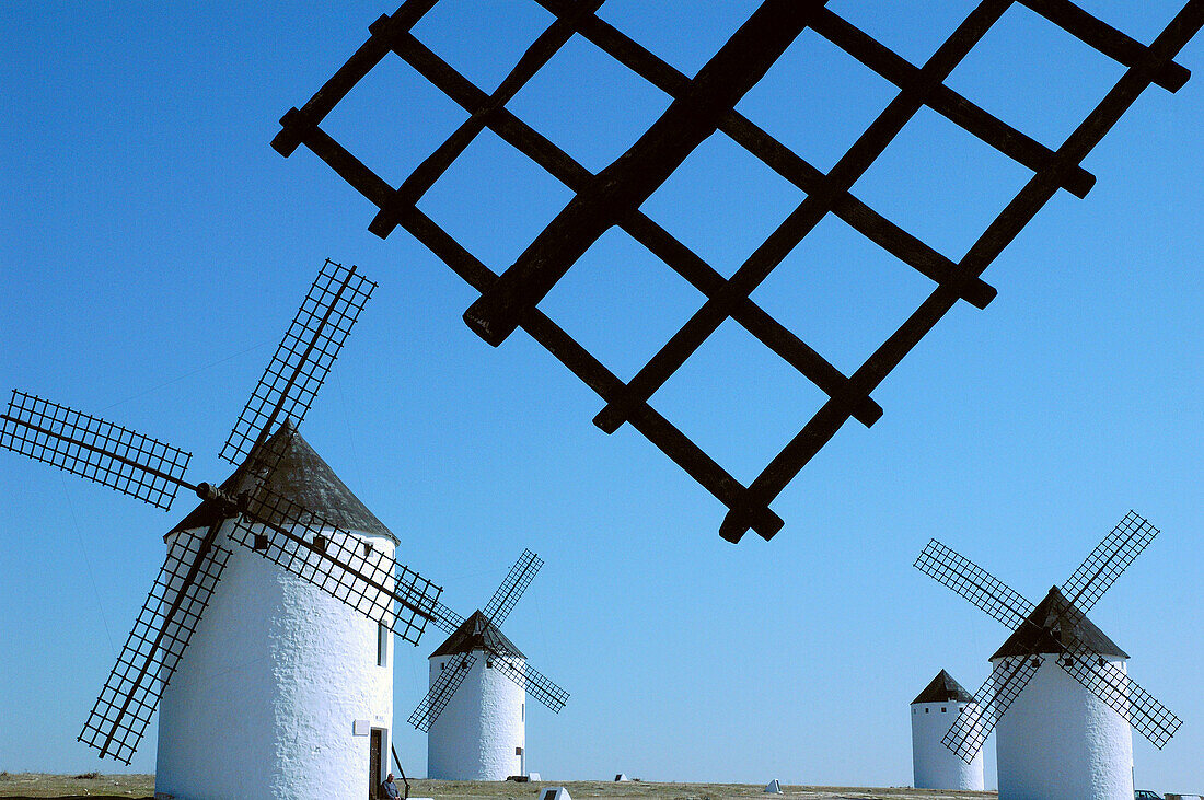 Windmills. Campo de Criptana. Ciudad Real province. Castilla-La Mancha. Spain