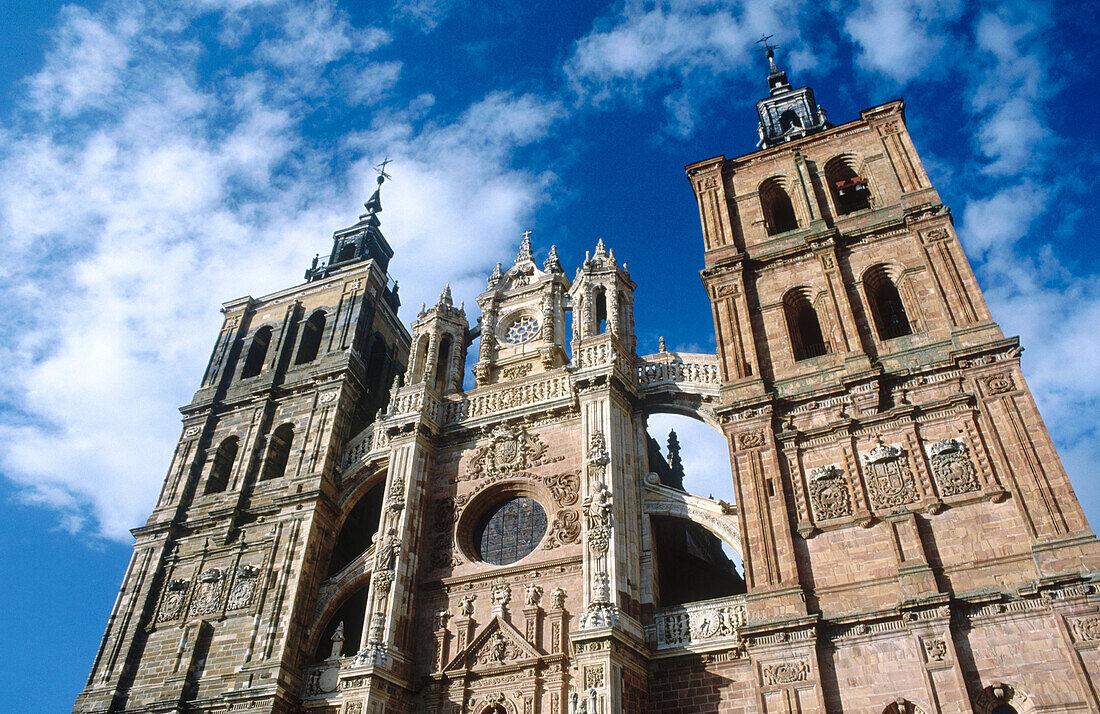 Cathedral, Astorga. Leon province, Castilla-Leon, Spain