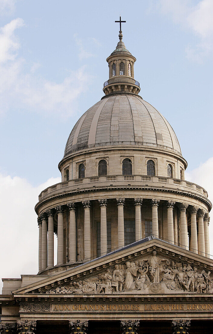Panthéon (1755-92) dome. Paris. France