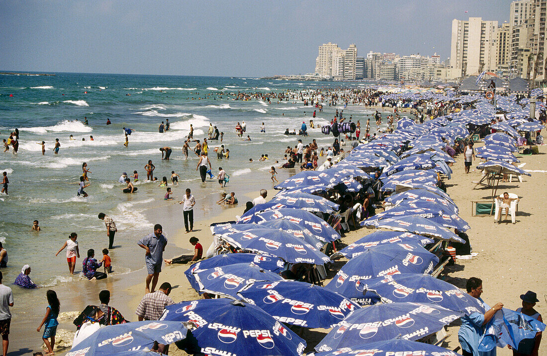 Beach. Alexandria. Egypt.
