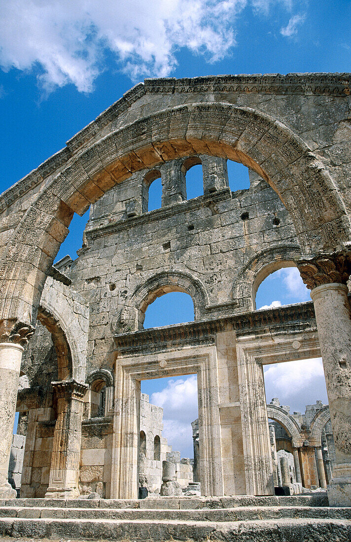 Ruins of Symeon (Qalaat Seman, Deir Samaan) in Northern Syria