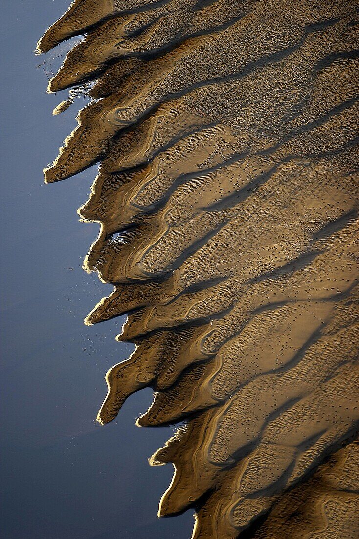 Sand in river Klarälven. Värmland. Sweden