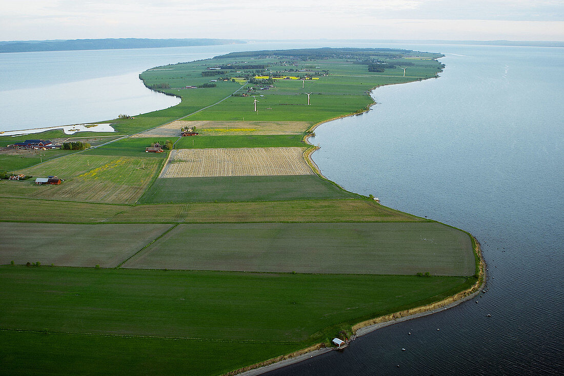 Island in Lake Vättern. Visingsö. Skåne. Sweden