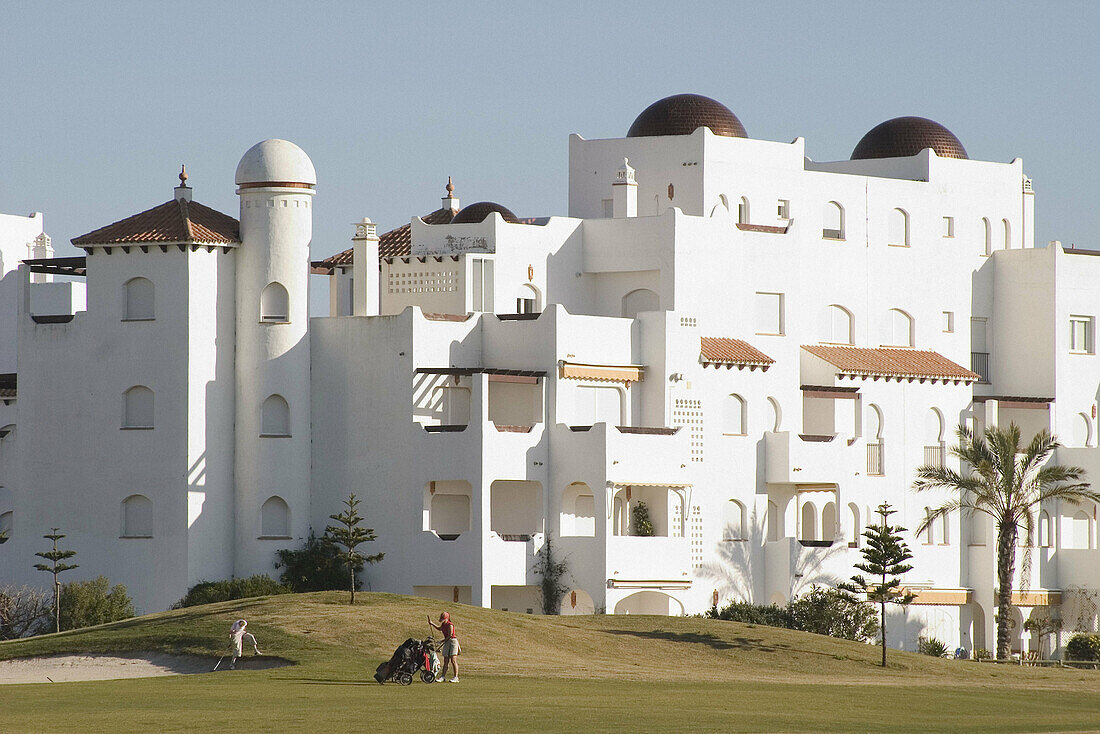 Costa Ballena housing development and Golf course. Rota, Cadiz, Andalucia, Spain.