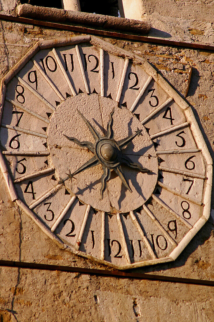 Clock tower, Belluno. Veneto, Italy