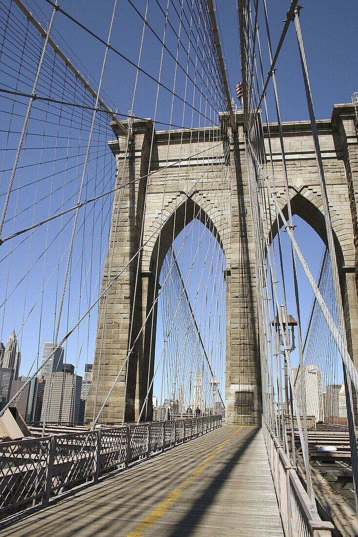 Brooklyn Bridge. New York. USA