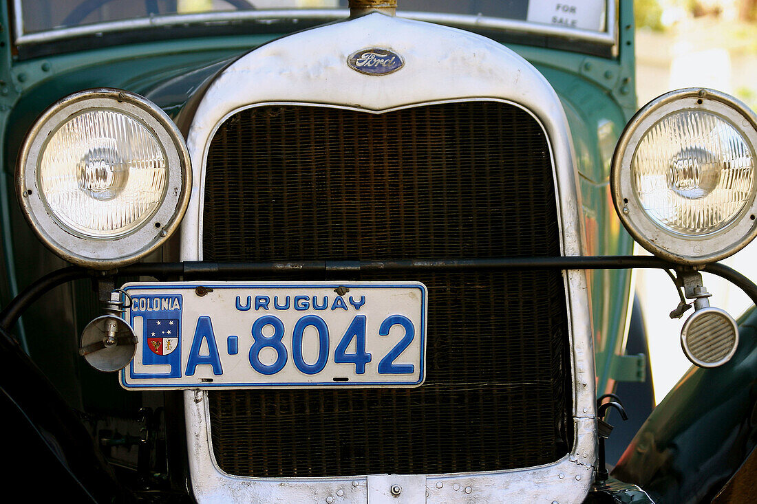 Old car. Colonia, Uruguay